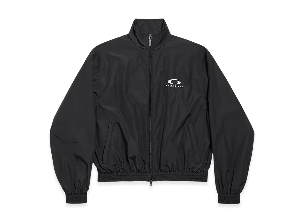 BALENCIAGA Loop Sports Icon Tracksuit Jacket "Black"