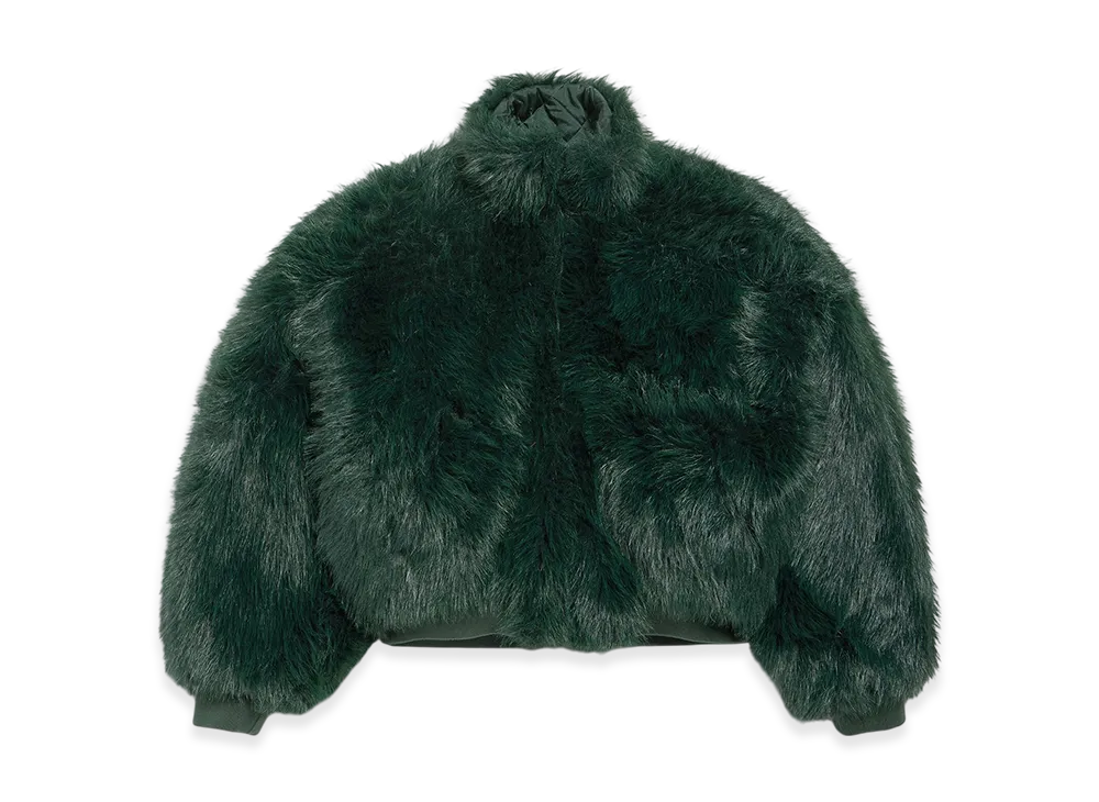 BALENCIAGA Cropped Jacket "Dark Green"