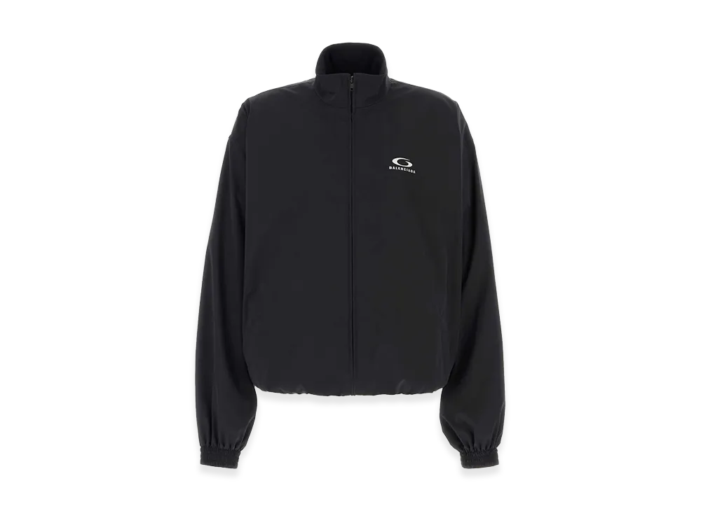 BALENCIAGA Stretch Polyester Oversize Jacket "Black"