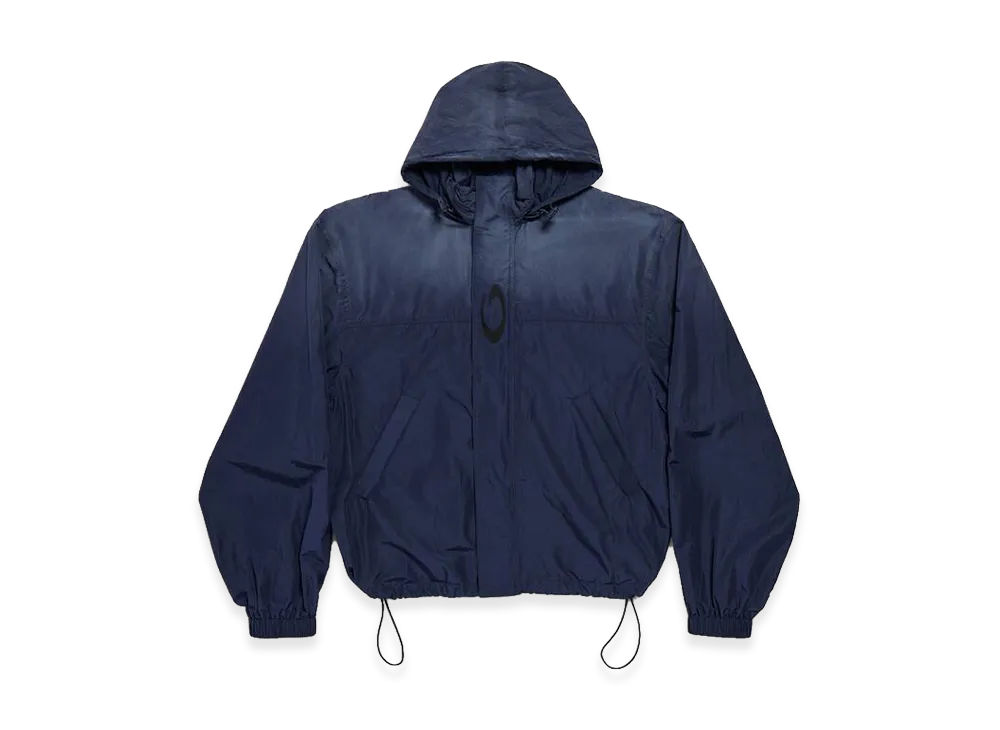 BALENCIAGA Hooded Rain Jacket "Marine Blue"