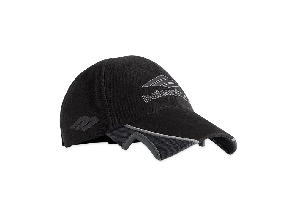 BALENCIAGA 3B Football Cap "Black/Grey"