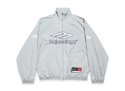 BALENCIAGA 3B Football Tracksuit Jacket "New Grey"