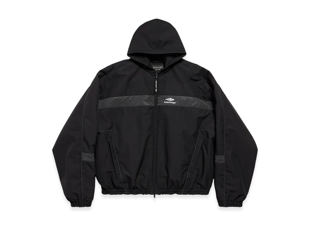 BALENCIAGA 3B Sports Icon Ski Tracksuit Parka "Black"