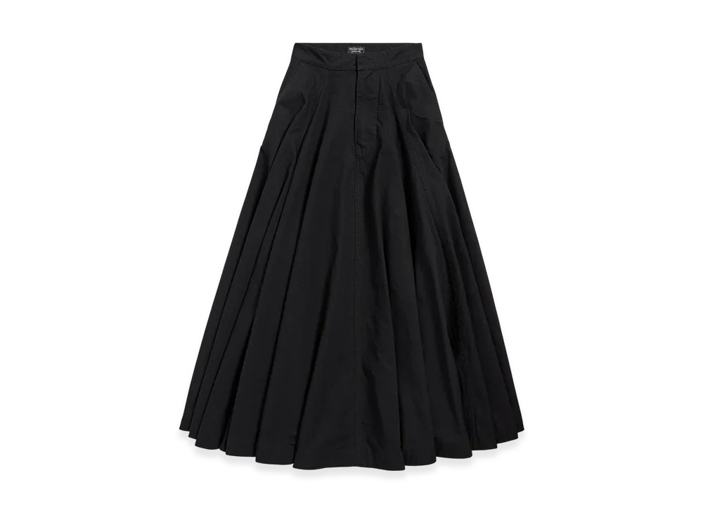 BALENCIAGA Godet Maxi Skirt "Black"