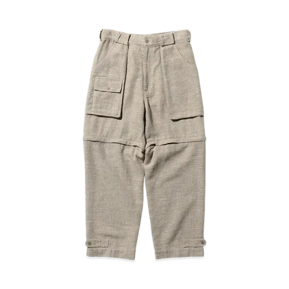 BEAMS Bush Pants 2 Cotton Linen "Sand"