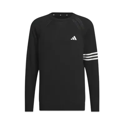 adidas 3-Stripes Crew Sweater "Black"
