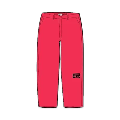 Supreme x JUNYA WATANABE COMME des GARCONS MAN Printed Work Pant "Bright Pink"