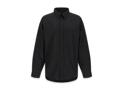 BALENCIAGA Logo Patch Shirt "Black"