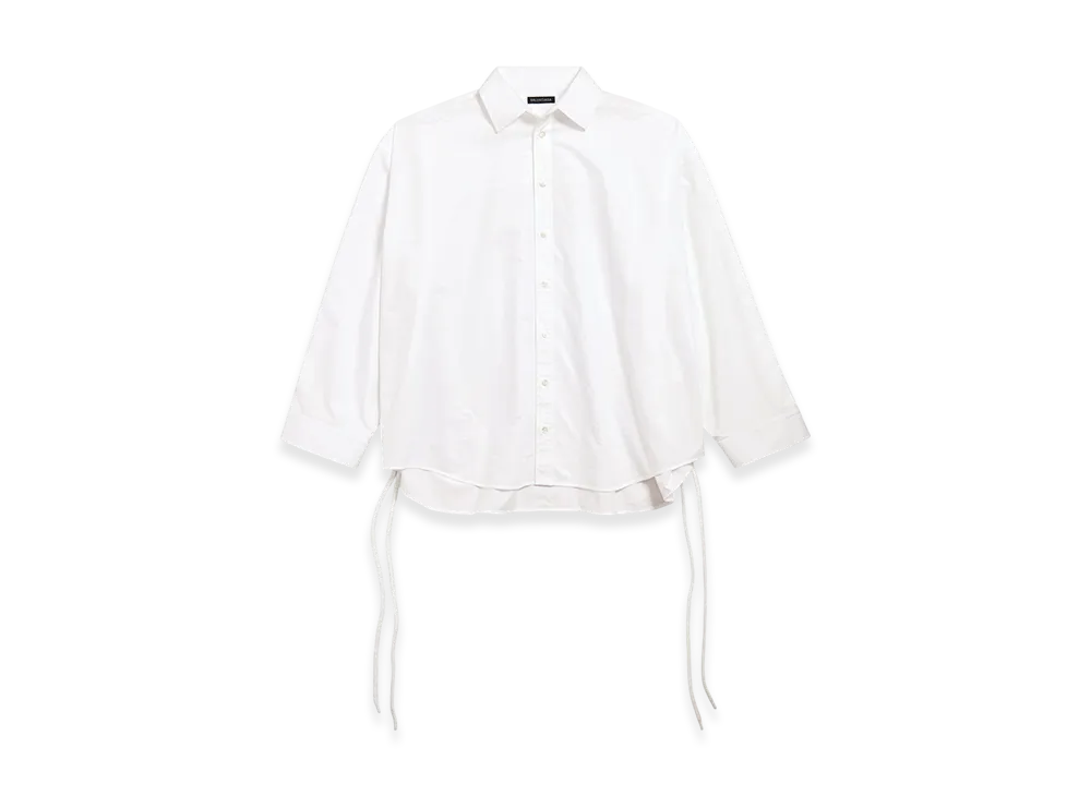 BALENCIAGA Lace-up Shirt "White"