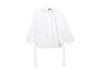 BALENCIAGA Lace-up Shirt "White"