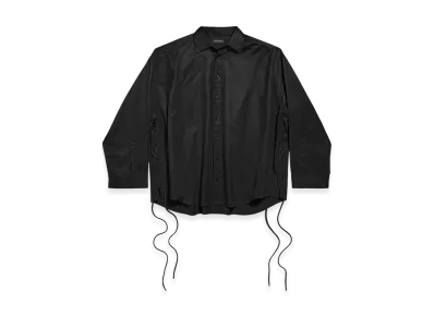 BALENCIAGA Lace-up Shirt "Black"