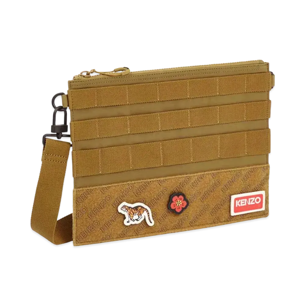 KENZO Jungle Large Pouch "Sand"