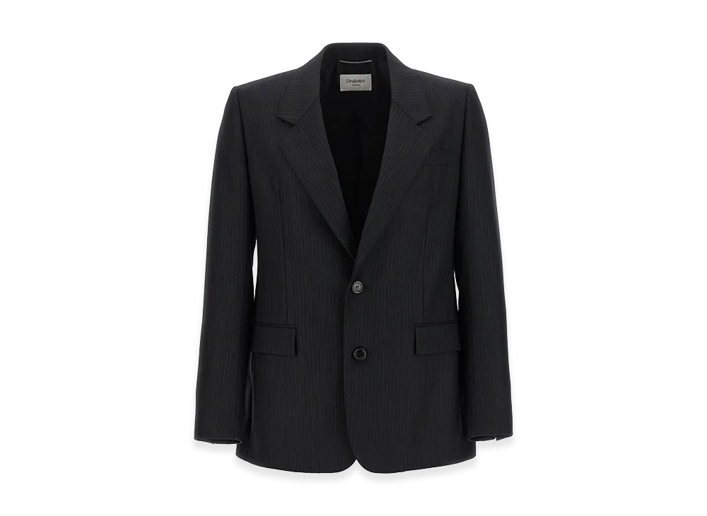 Saint Laurent Pinstripe Blazer "Black"