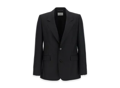 Saint Laurent Pinstripe Blazer "Black"