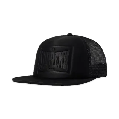Supreme Stamped Mesh Back 5-Panel "Black"