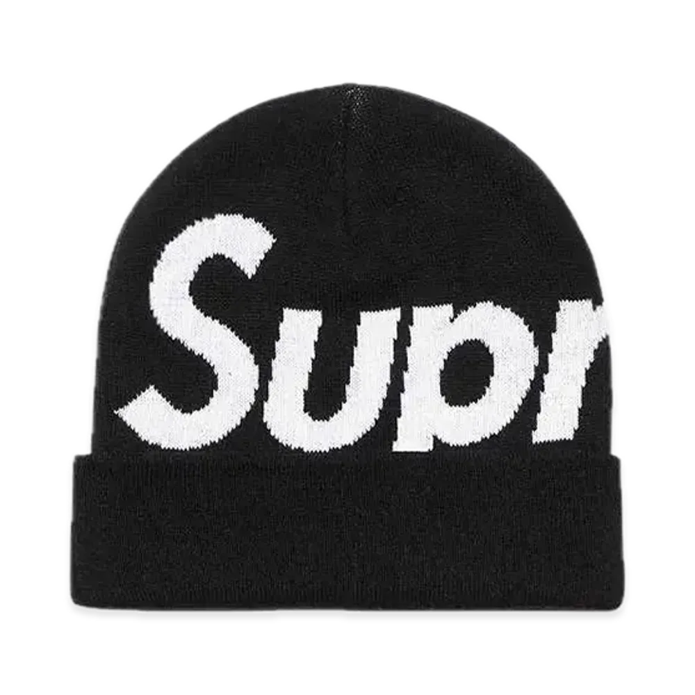 Supreme Big Logo Beanie "Black"