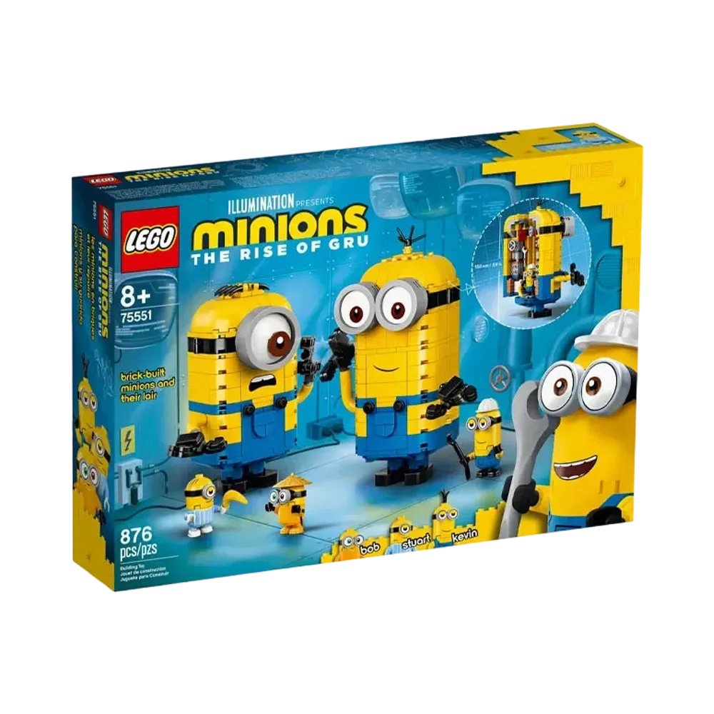 LEGO minions "Brick-built Minions and their Lair" [75551]