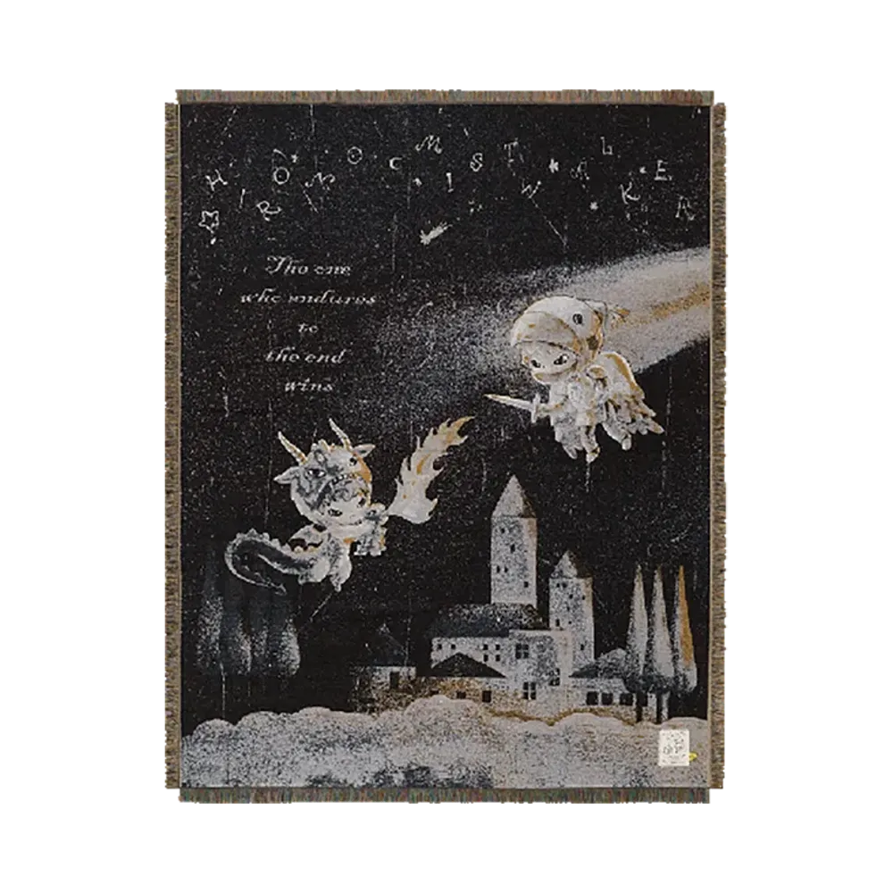 POP MART Hirono Mist-Walker Series - Jacquard Blanket