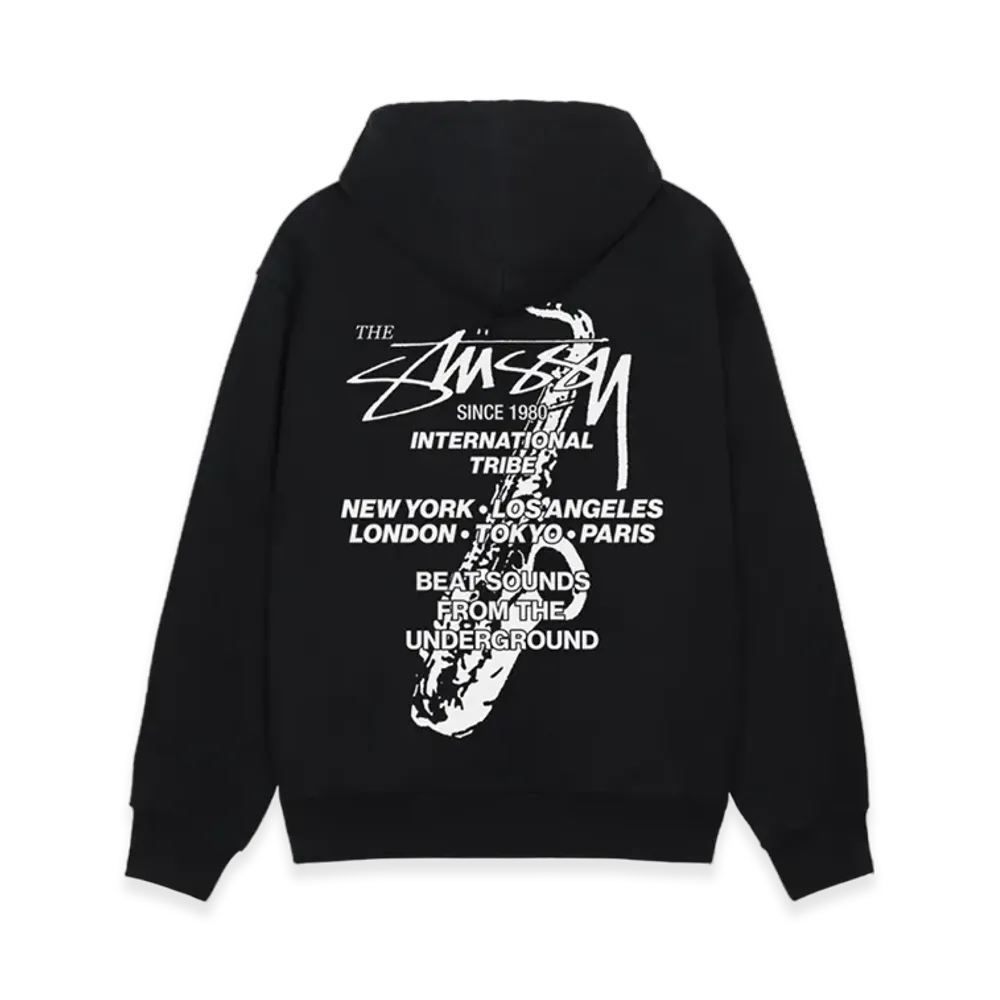 Stussy Beat Sounds Zip Hoodie "Black"