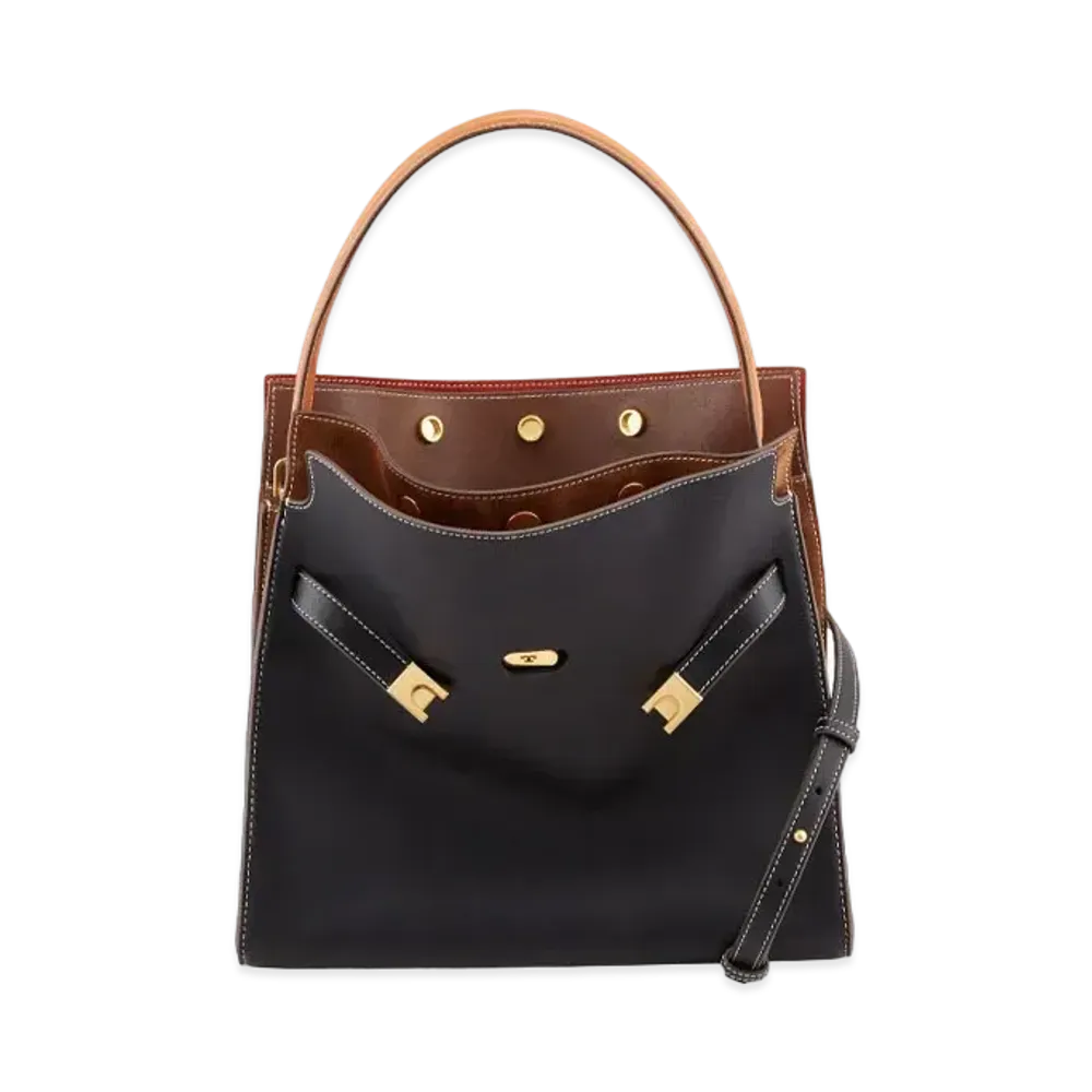 Tory Burch Lee Radziwill Double Bag "Black"