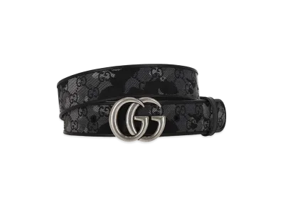 GUCCI Belts "Black/Silver"