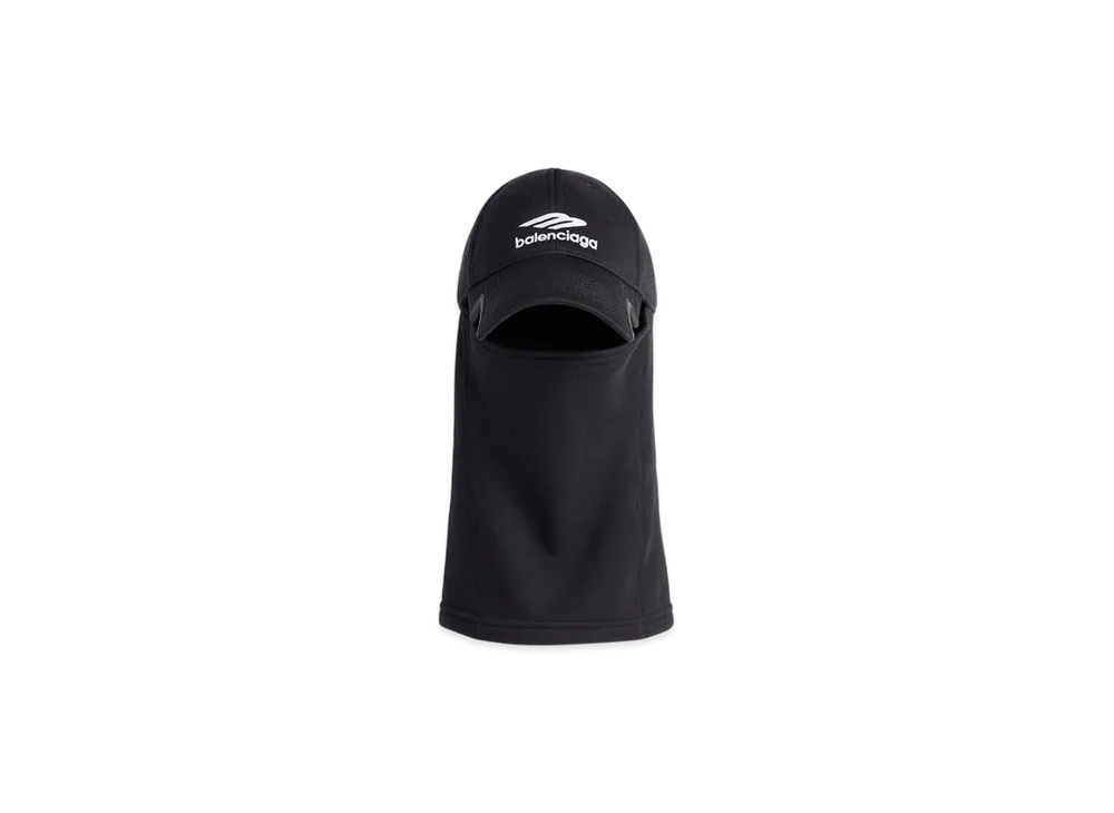 BALENCIAGA Neckwarmer Cap "Black"