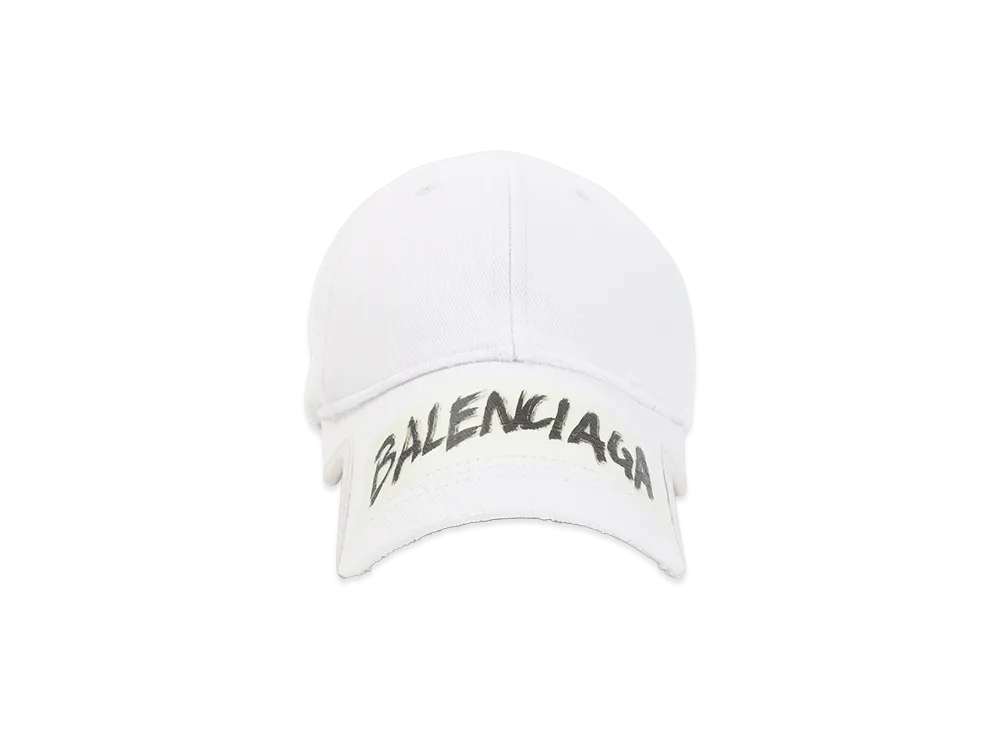 BALENCIAGA 'masking Tape' Beanie "White"