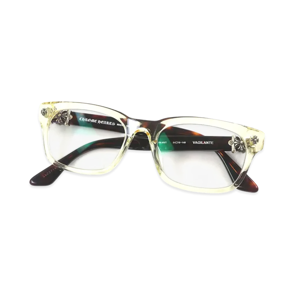 Chrome Hearts VAGILANTE 925 CH Plus Eyewear 54-19-149 "Clear Yellow/Clear Brown"