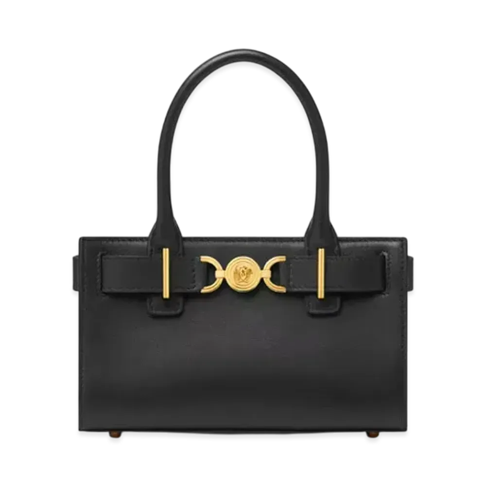Versace Medusa '95 Small Tote Bag "Black/Gold"