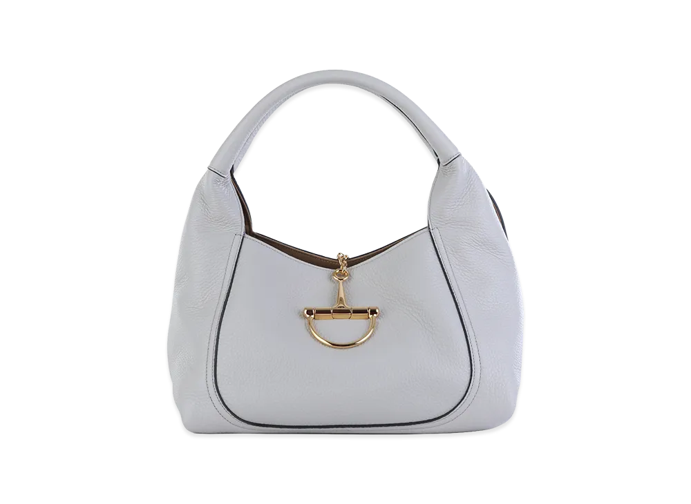 GUCCI Women's Leather Shoulder Bag "Grey"