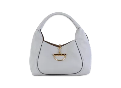 GUCCI Women's Leather Shoulder Bag "Grey"