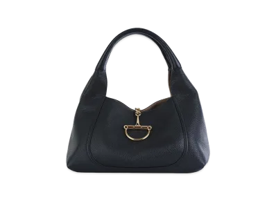 GUCCI Women's Leather Shoulder Bag "Black"