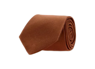 Saint Laurent Silk Tie "Brown"