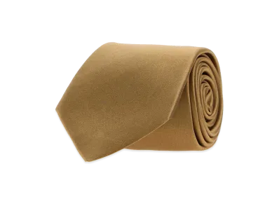 Saint Laurent Satin Tie "Beige"