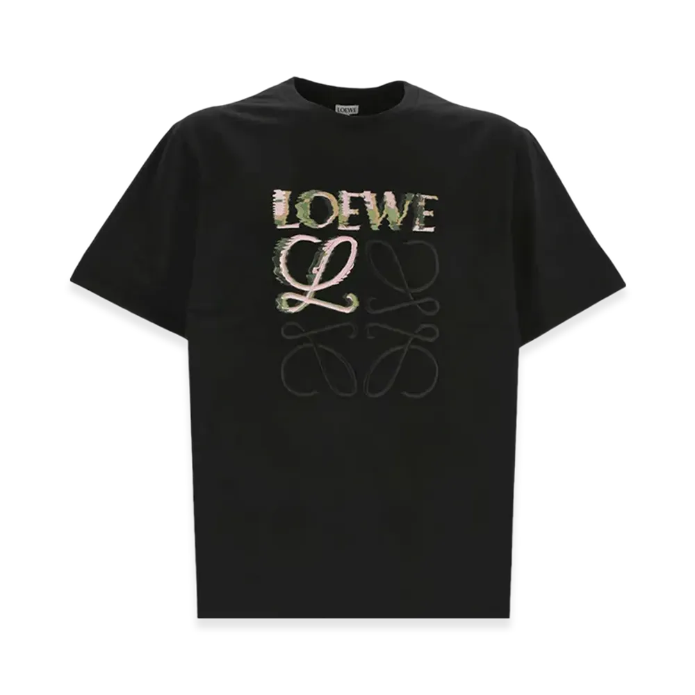 LOEWE Relaxed Fit Crewneck T-Shirt "Black"