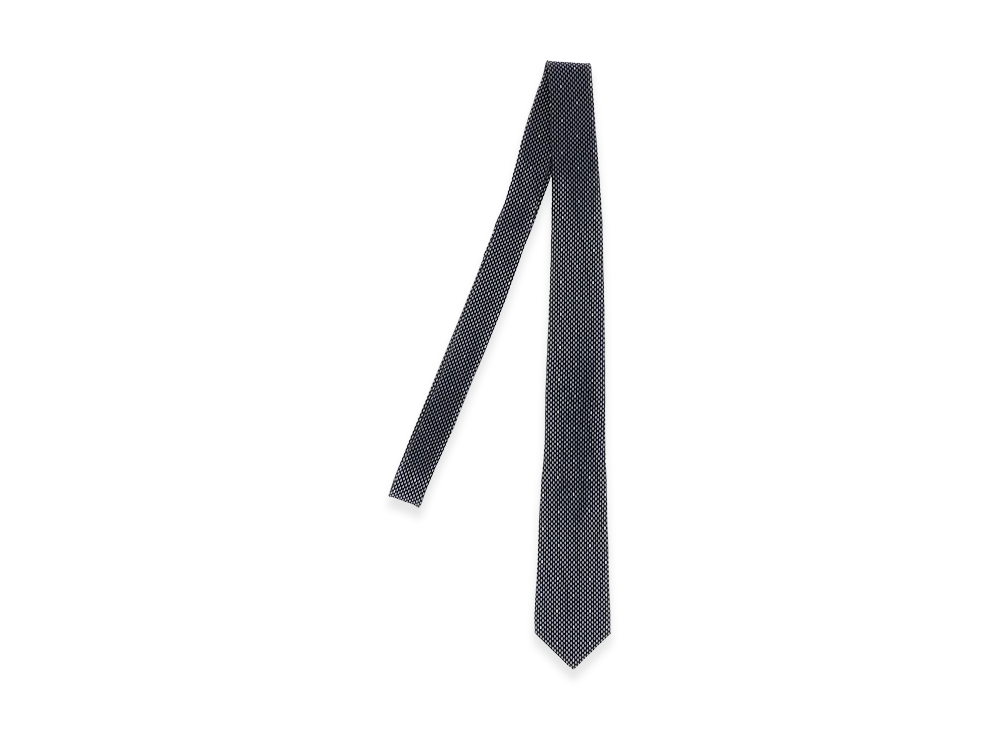 Saint Laurent Polka Dot Tie "Blue"