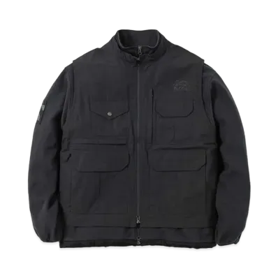The North Face x Invincible Designed By Shinsuke Nakada 2 In 1 Denali Jacket "Charcoal Gray"