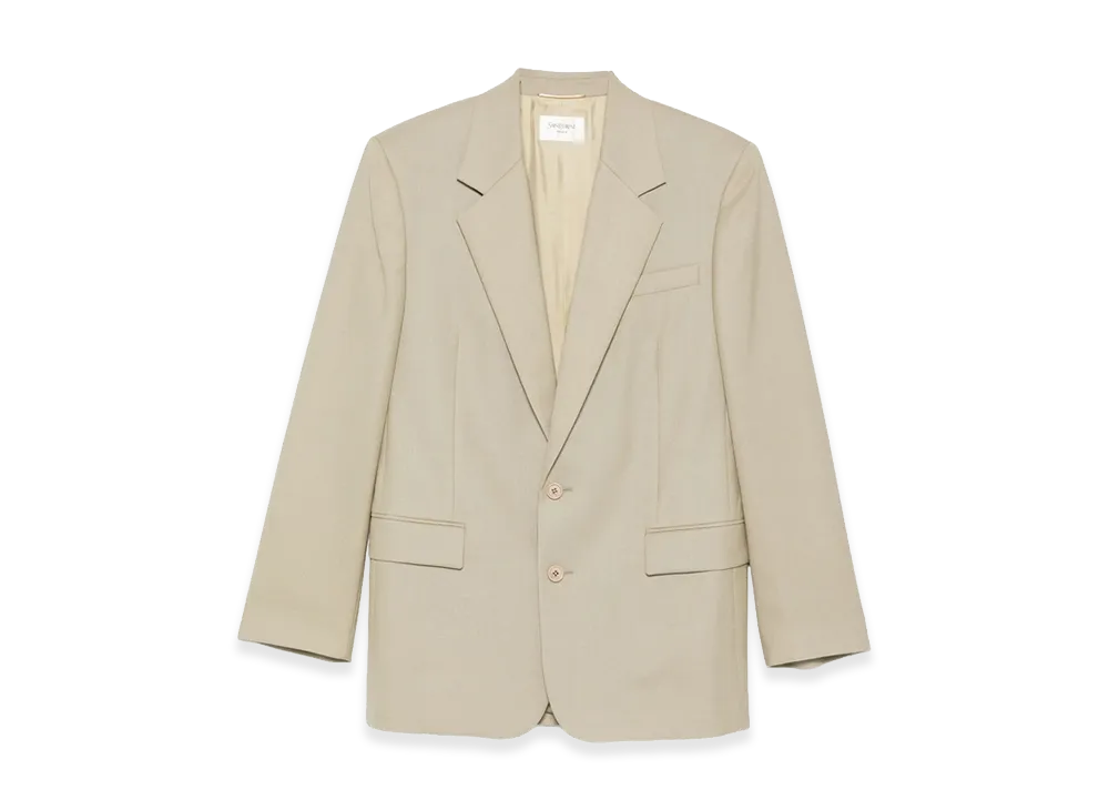 Saint Laurent Women's Outerwear "Beige"