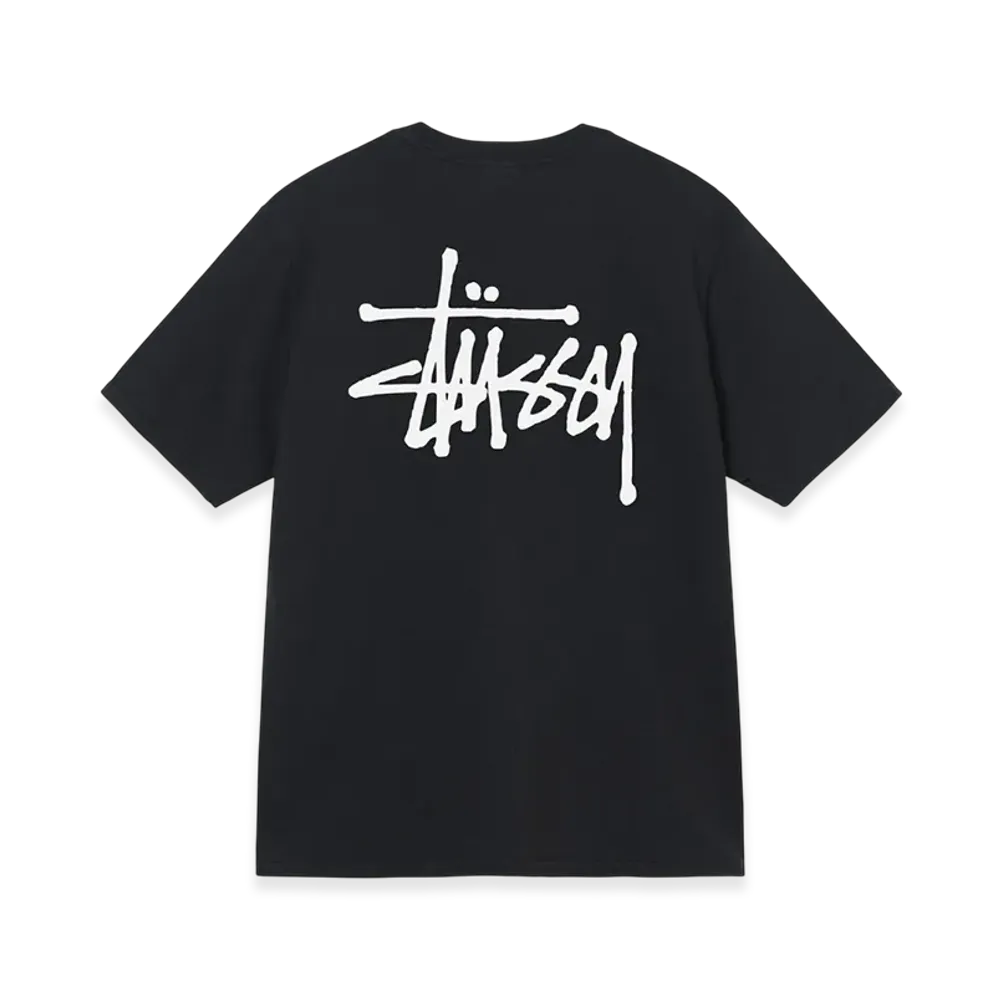 Stussy Basic Stussy Pigment Dyed Tee 2022 "Black"