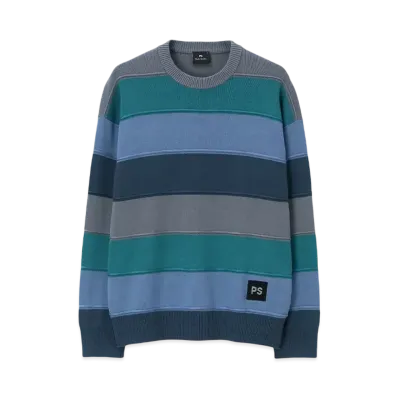 Paul Smith Color Block Crew Neck Knit "OtherB"