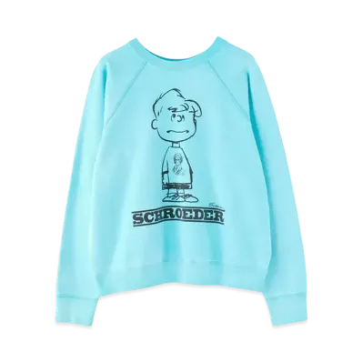 RHC Ron Herman x PEANUTS Schroeder Sweat Shirt "Blue"