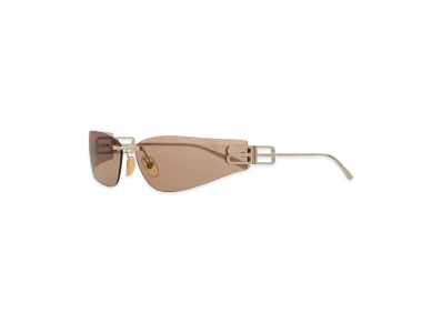 BALENCIAGA Gossip D Frame Sunglasses "Gold"