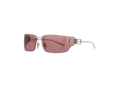 BALENCIAGA Women's Metal Gossip Sunglasses "Silver"