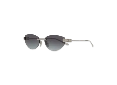 BALENCIAGA Women's Metal Gossip Sunglasses "Silver"