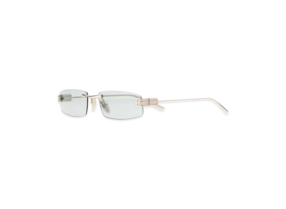 BALENCIAGA Women's Metal Gossip Sunglasses "Silver"