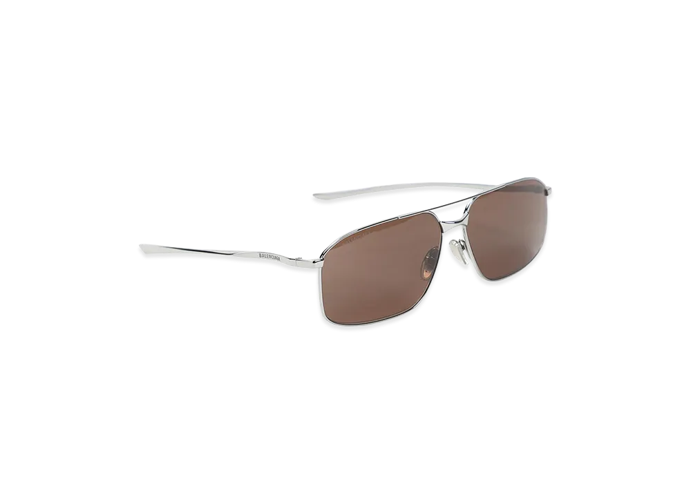 BALENCIAGA Monday Navigator Sunglasses "Brown"