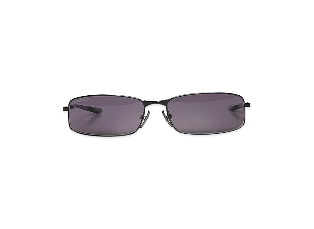 BALENCIAGA Women's Monday Rec Sunglasses "Black/Dark Purple"