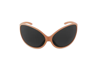 BALENCIAGA Phantom Round Sunglasses "Milky Nude"