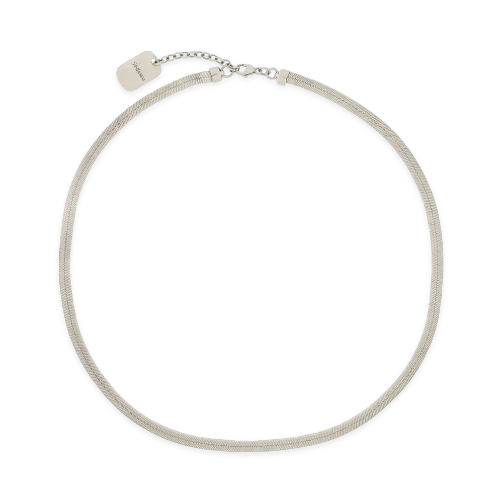 Saint Laurent Collana A Catena "Silver"