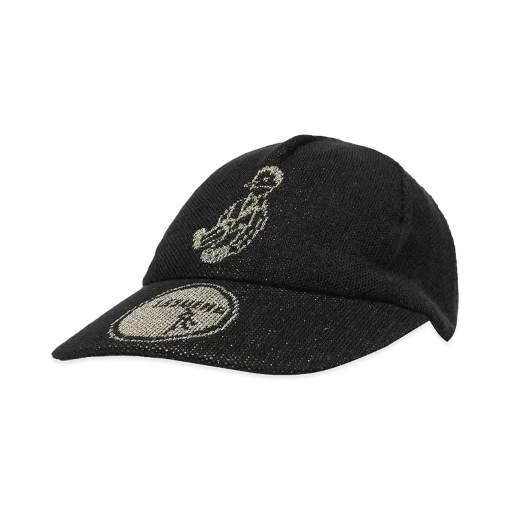 SHINYAKOZUKA ELUSIVE KNIT CAP WITH KIJIMA TAKAYUKI "COLOURLESS BLACK"